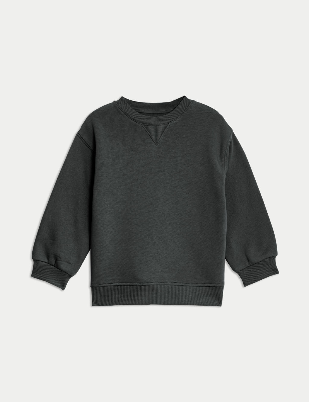 Cotton Rich Plain Sweatshirt (2-8 Yrs)