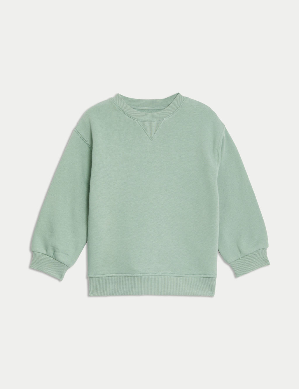 Cotton Rich Plain Sweatshirt (2-8 Yrs)