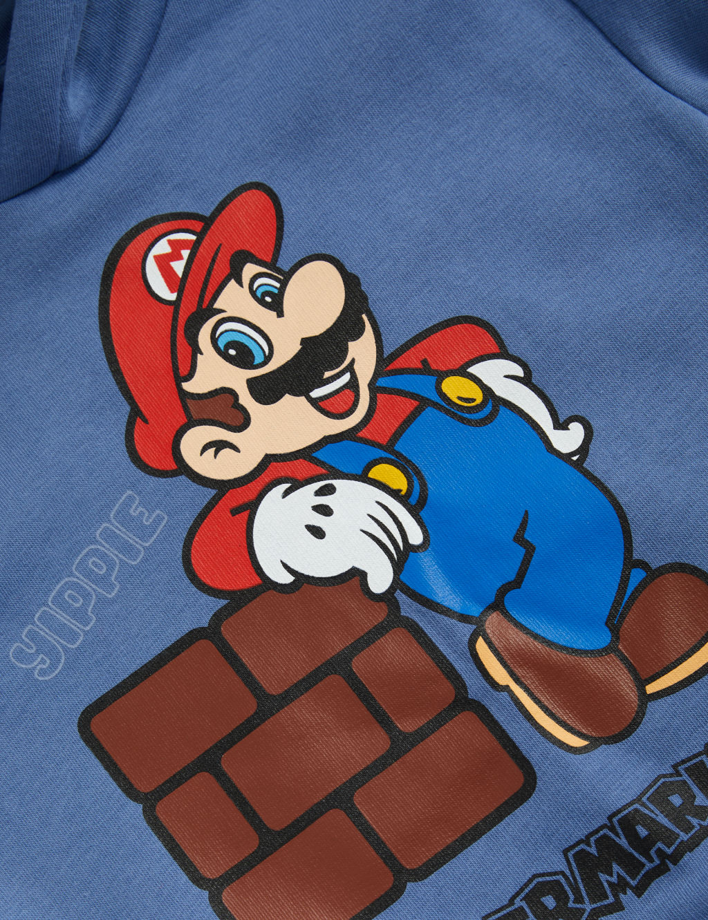 Cotton Rich Super Mario™ Hoodie (2-8 Yrs) 1 of 3