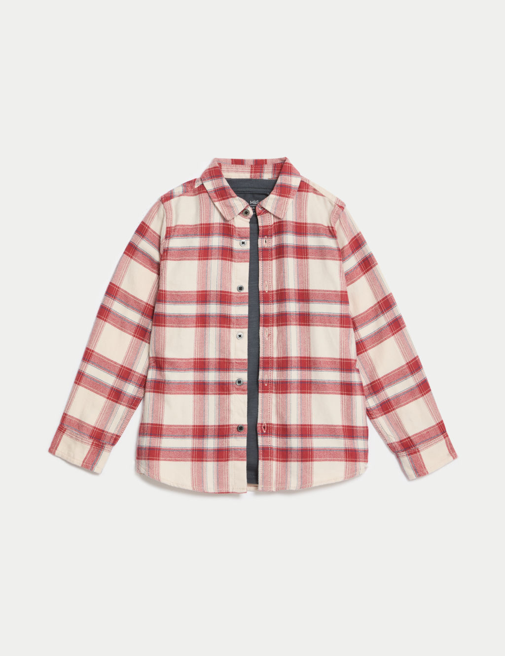 Pure Cotton Patterned Shirt (2-8 Yrs)