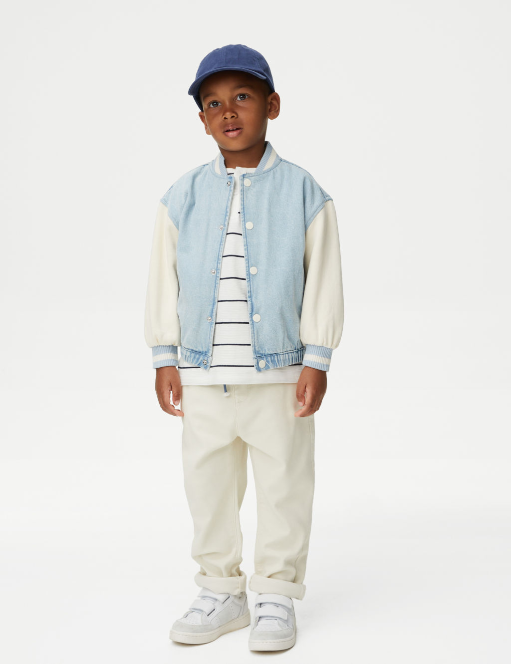 Denim Bomber Jacket (2-8 Yrs) 2 of 7