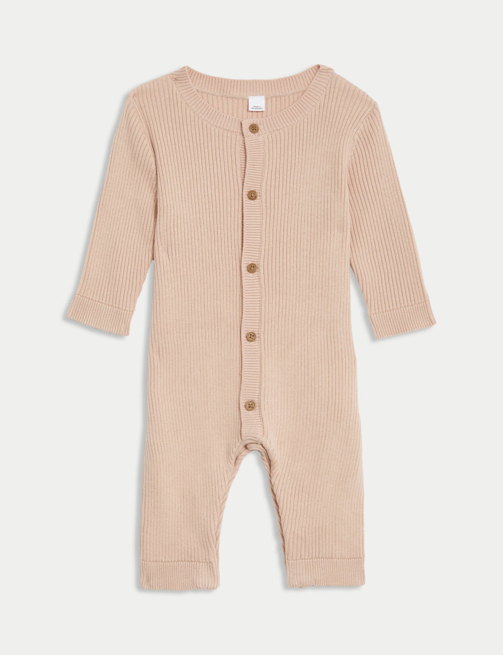 Pure Cotton Knitted Sleepsuit (7lbs-1 Yrs)