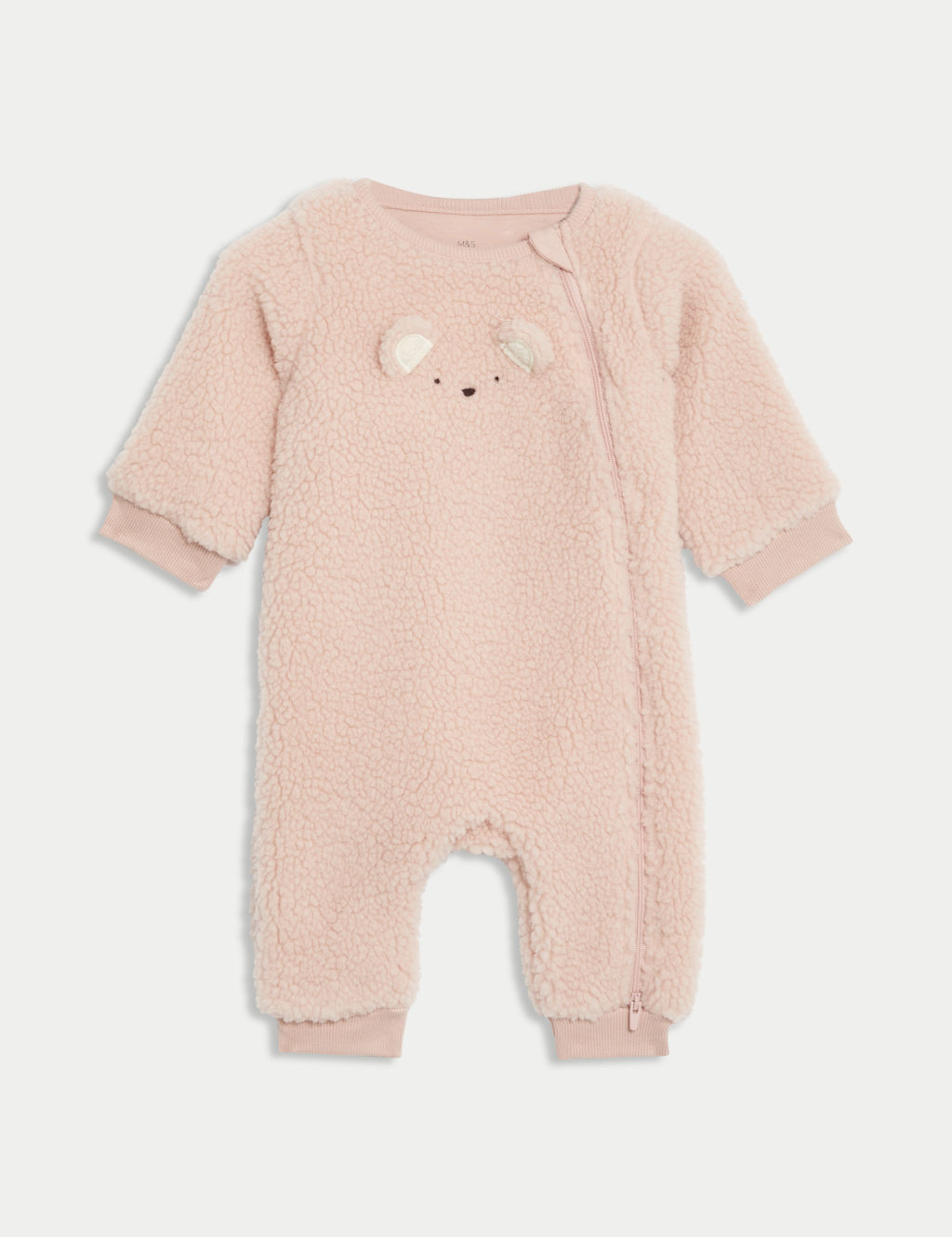 Fleece Bear Face Sleepsuit (7lbs-3 Yrs)