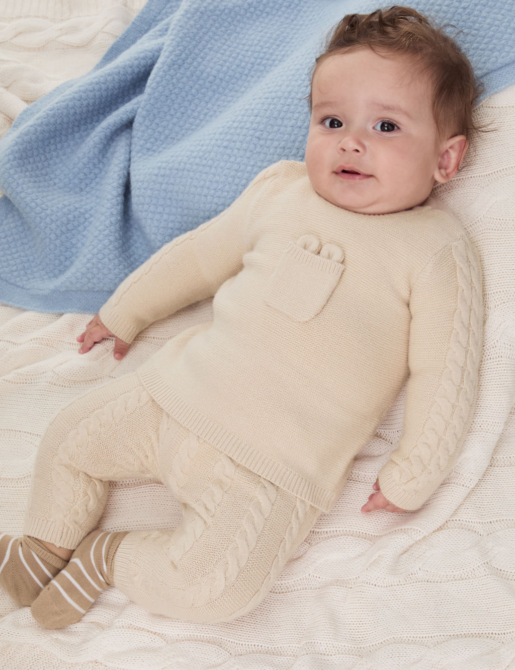2pc Knitted Outfit (7lbs-12 Mths)