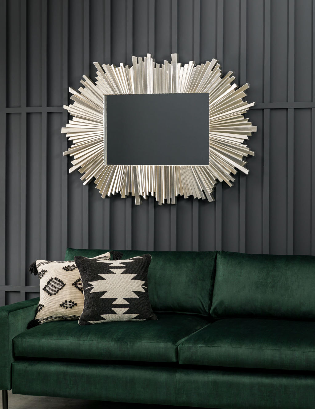 Herzfeld Extra Large Rectangular Wall Mirror 3 of 4