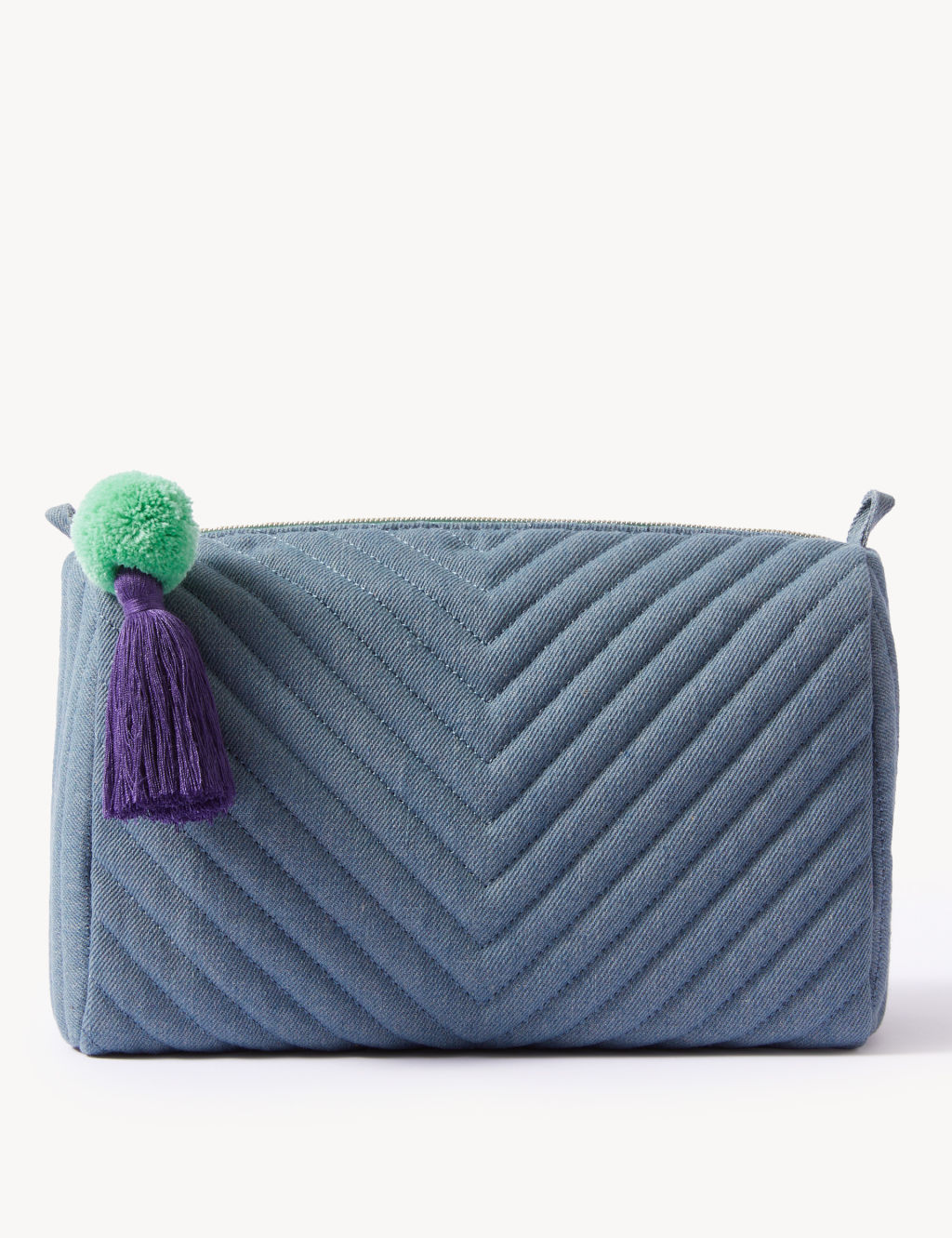 Large Quilted Toiletry Bag
