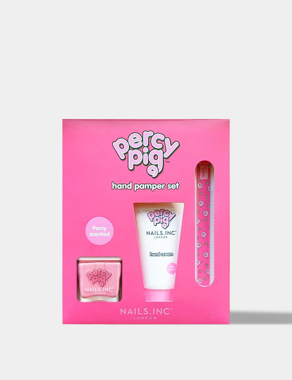 Nails.INC Percy Pig Hand Pamper Set