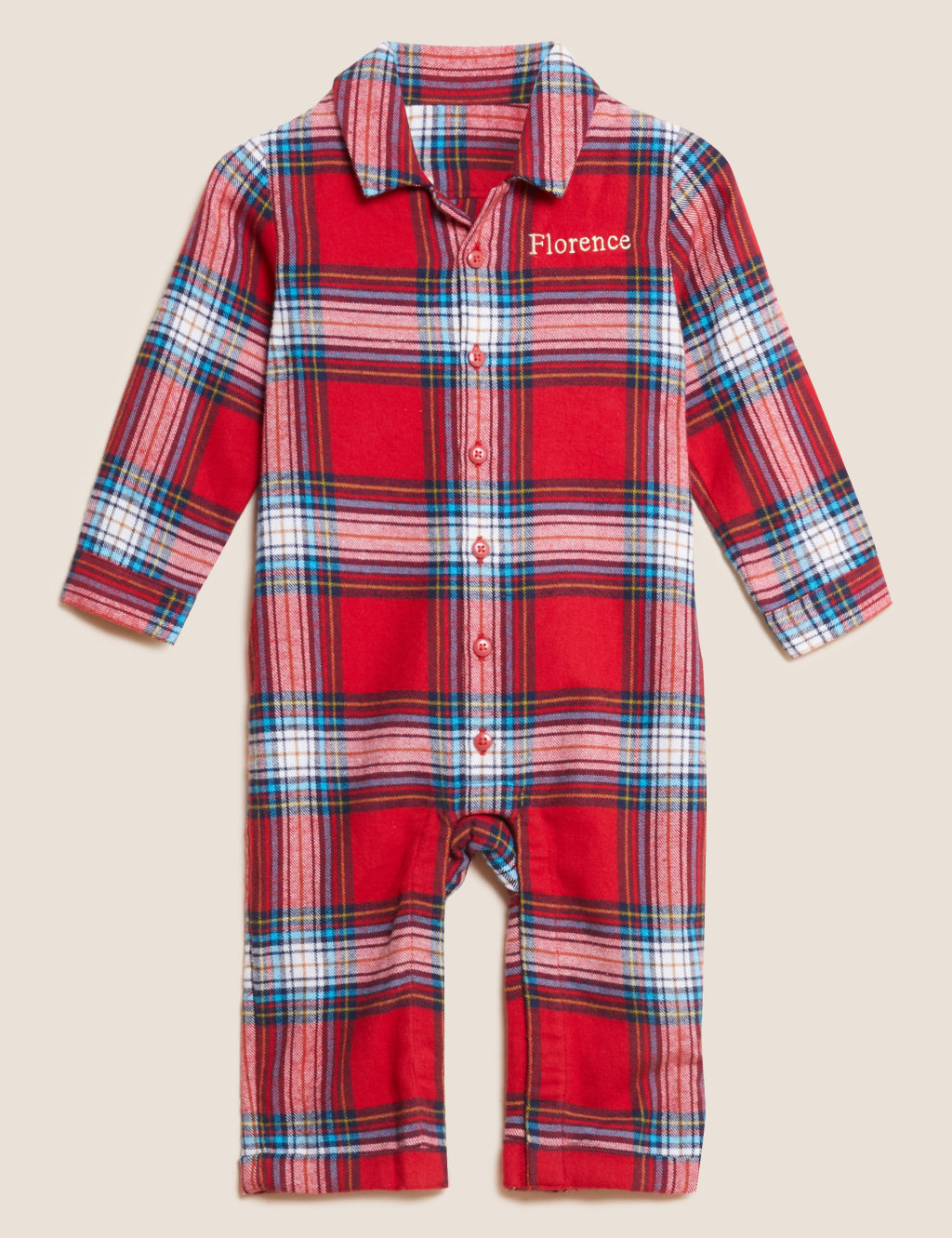 Personalised Kids' Family Checked Romper 3 of 5