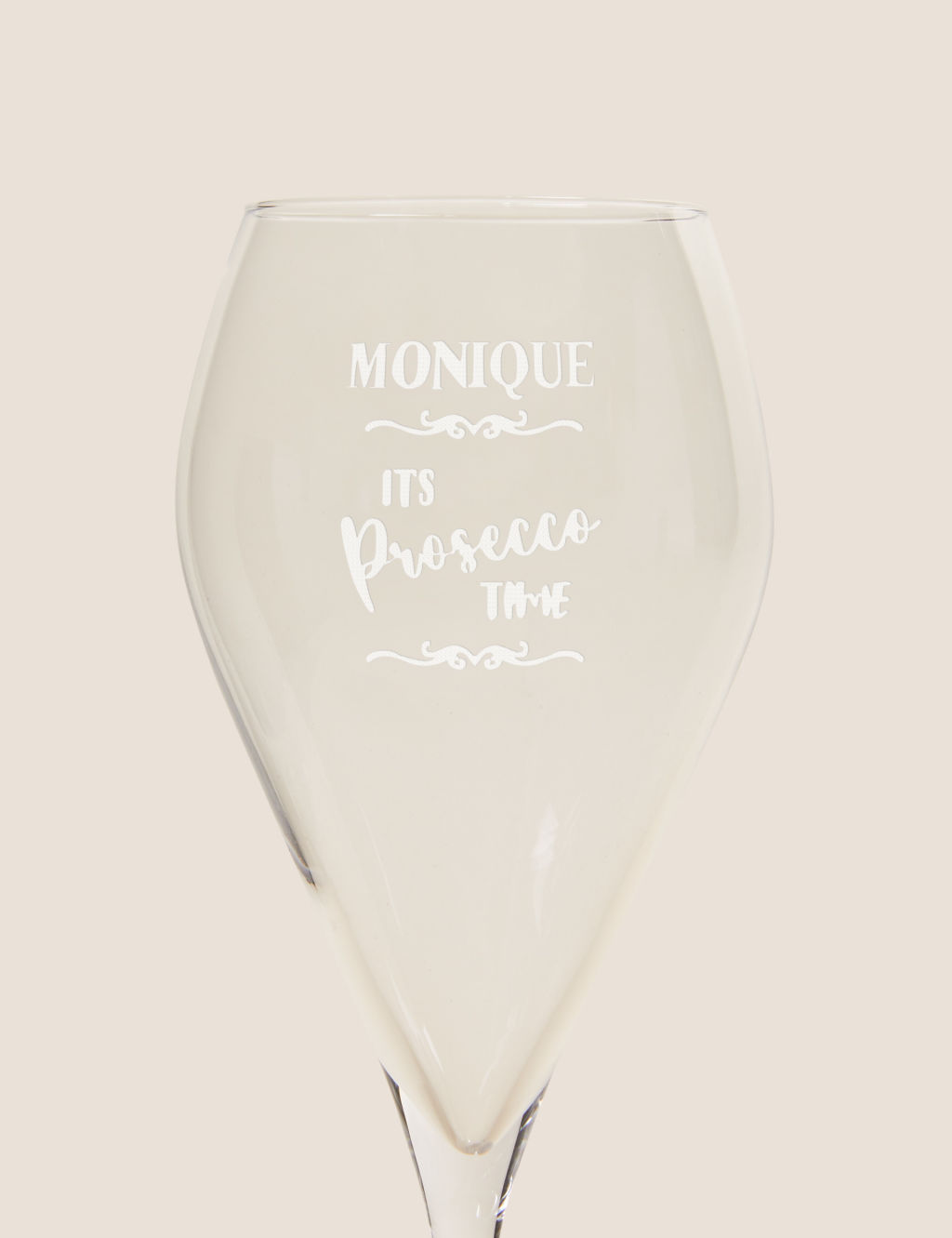Personalised Name Prosecco Glass 1 of 3