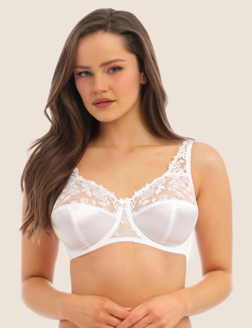 Belle Lace Wired Full Cup Bra DD-G