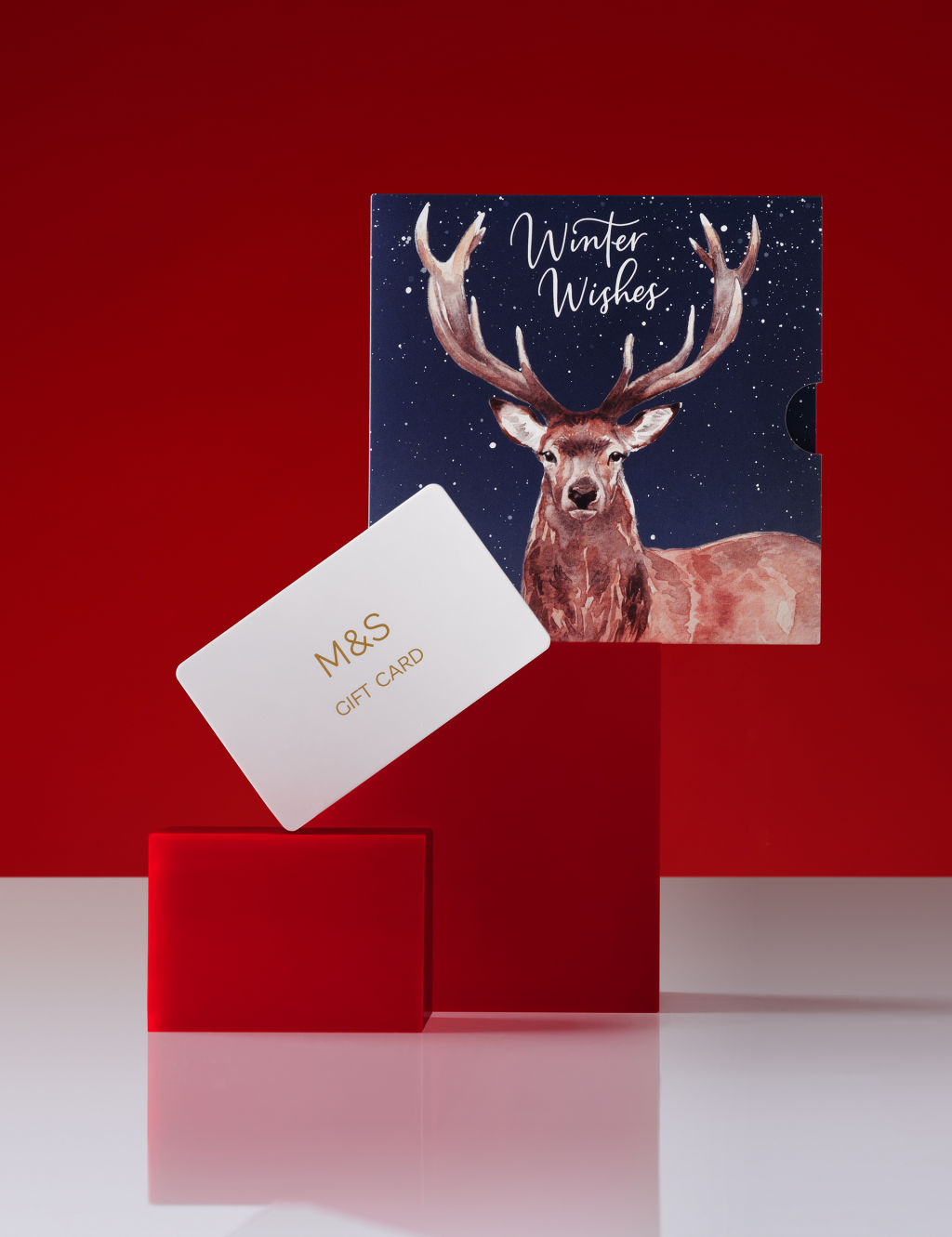 Xmas Stag Gift Card