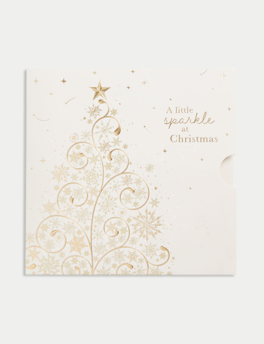 Xmas Gold Tree Gift Card