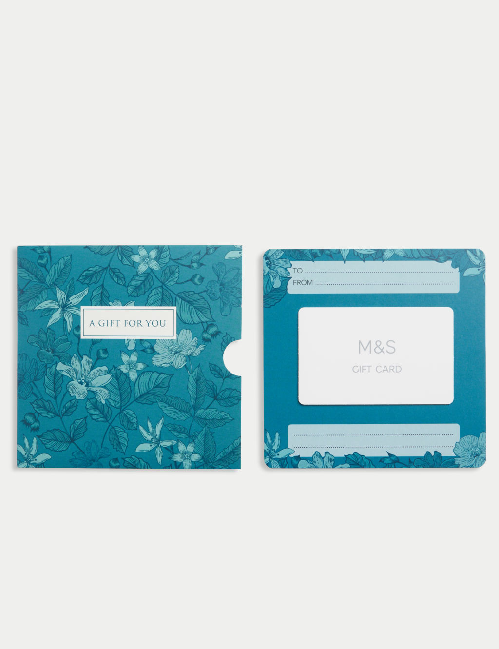 Blue Foliage Gift Card