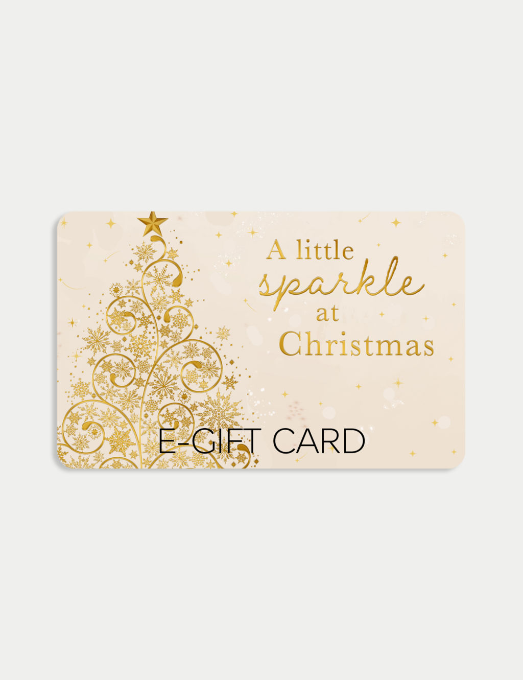 Xmas Gold Tree E-Gift Card