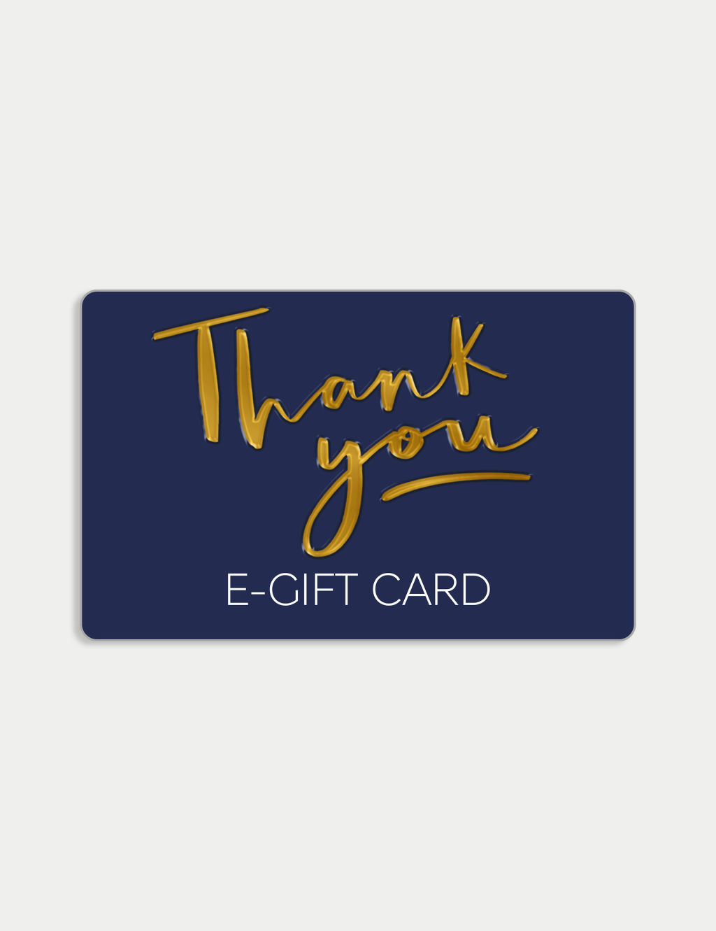 Gold Thank You E-Gift Card