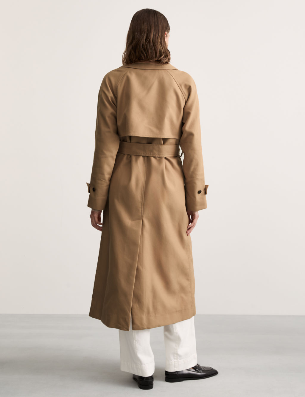 Pure Cotton Belted Trench Coat 6 of 9