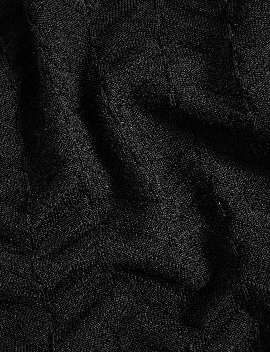 Pure Merino Wool V-Neck Knitted Vest 6 of 8