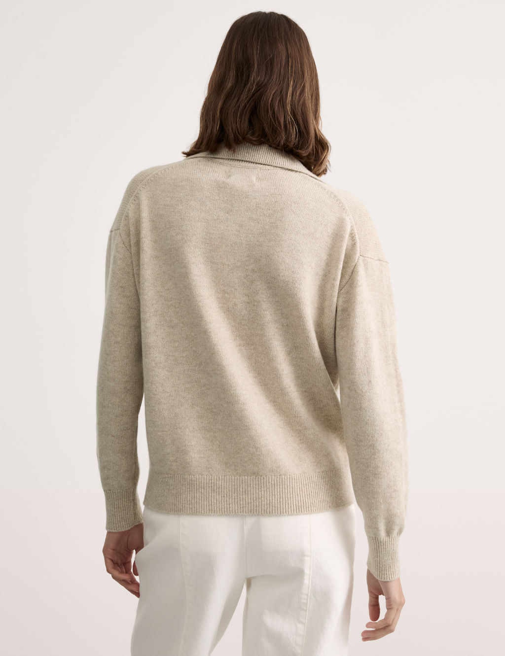 Wool Rich Collared Jumper with Cashmere 5 of 8