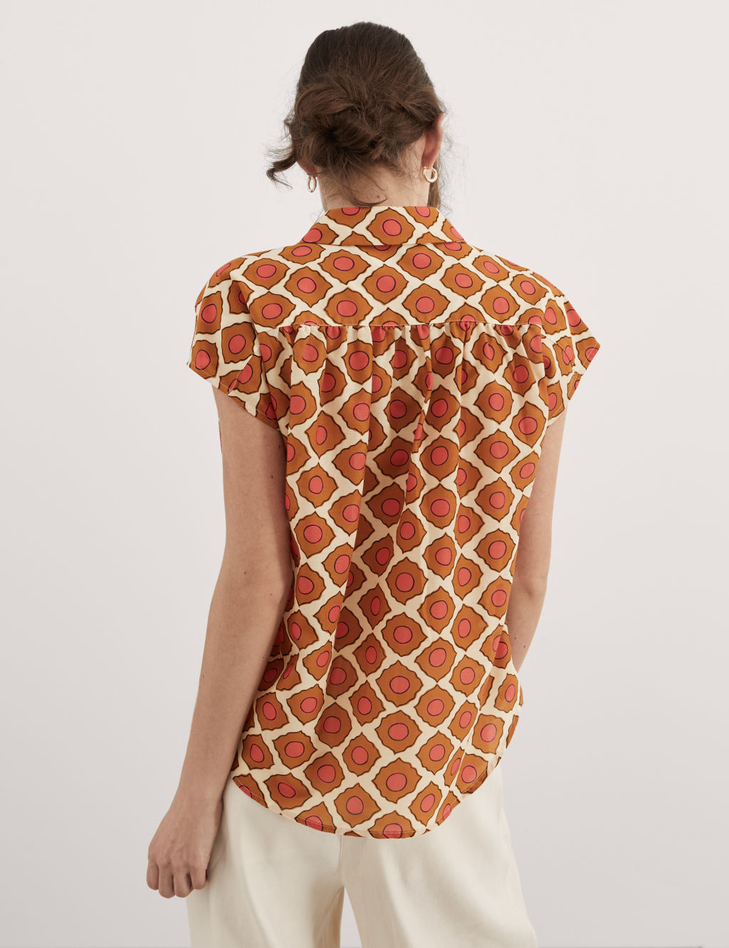 Cotton Rich Geometric Top 6 of 6