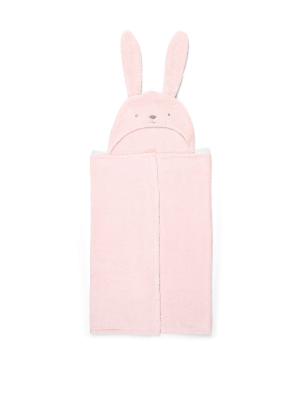 TAUPE BUNNY HOODED BATH TOWEL main image 1