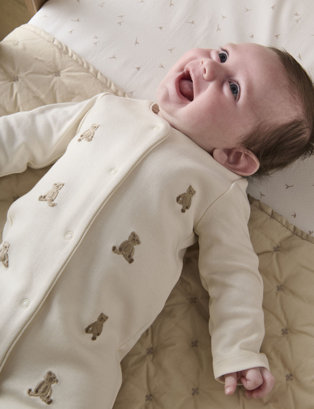 Zipper Romper- Teddy Bear Collection main image 1