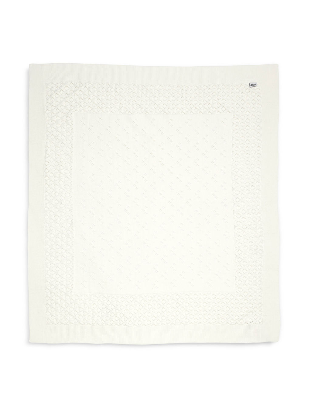 Knitted Pointelle Shawl