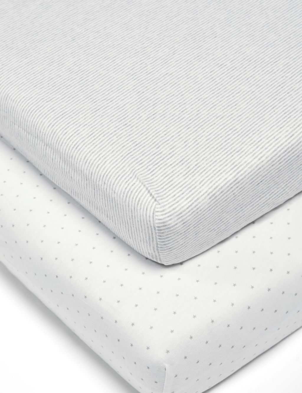 2pk Welcome to the World Cotbed Fitted Sheets