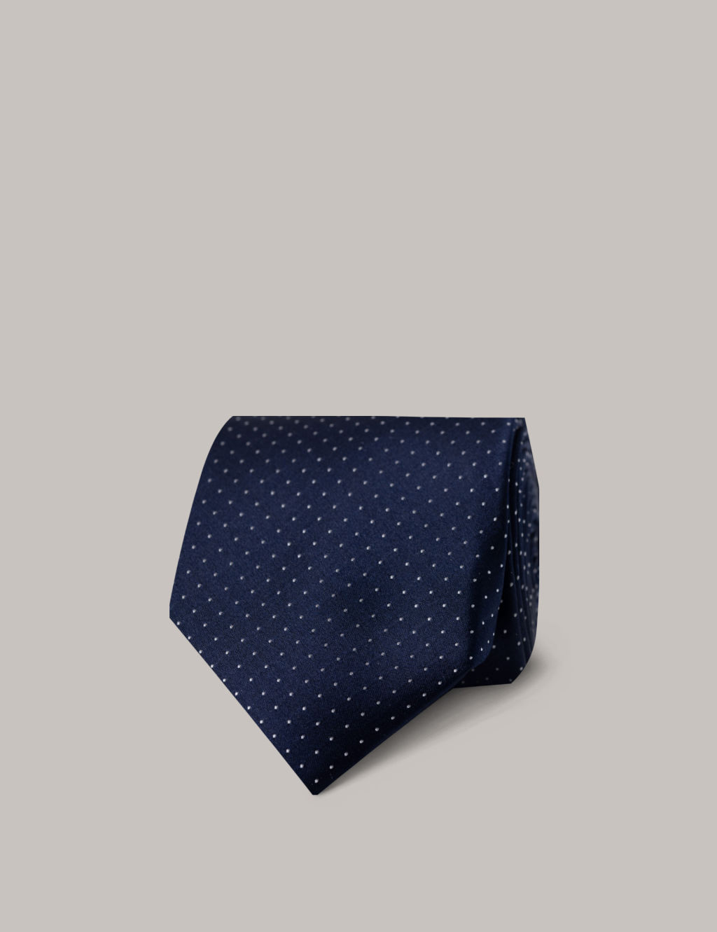 Polka Dot Pure Silk Tie 3 of 3