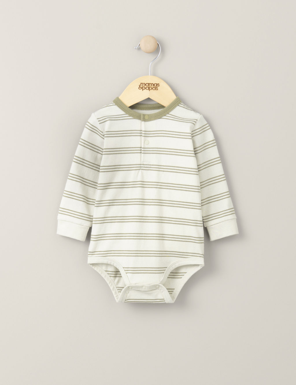 Pure Cotton Striped Bodysuit (0-3 Yrs)