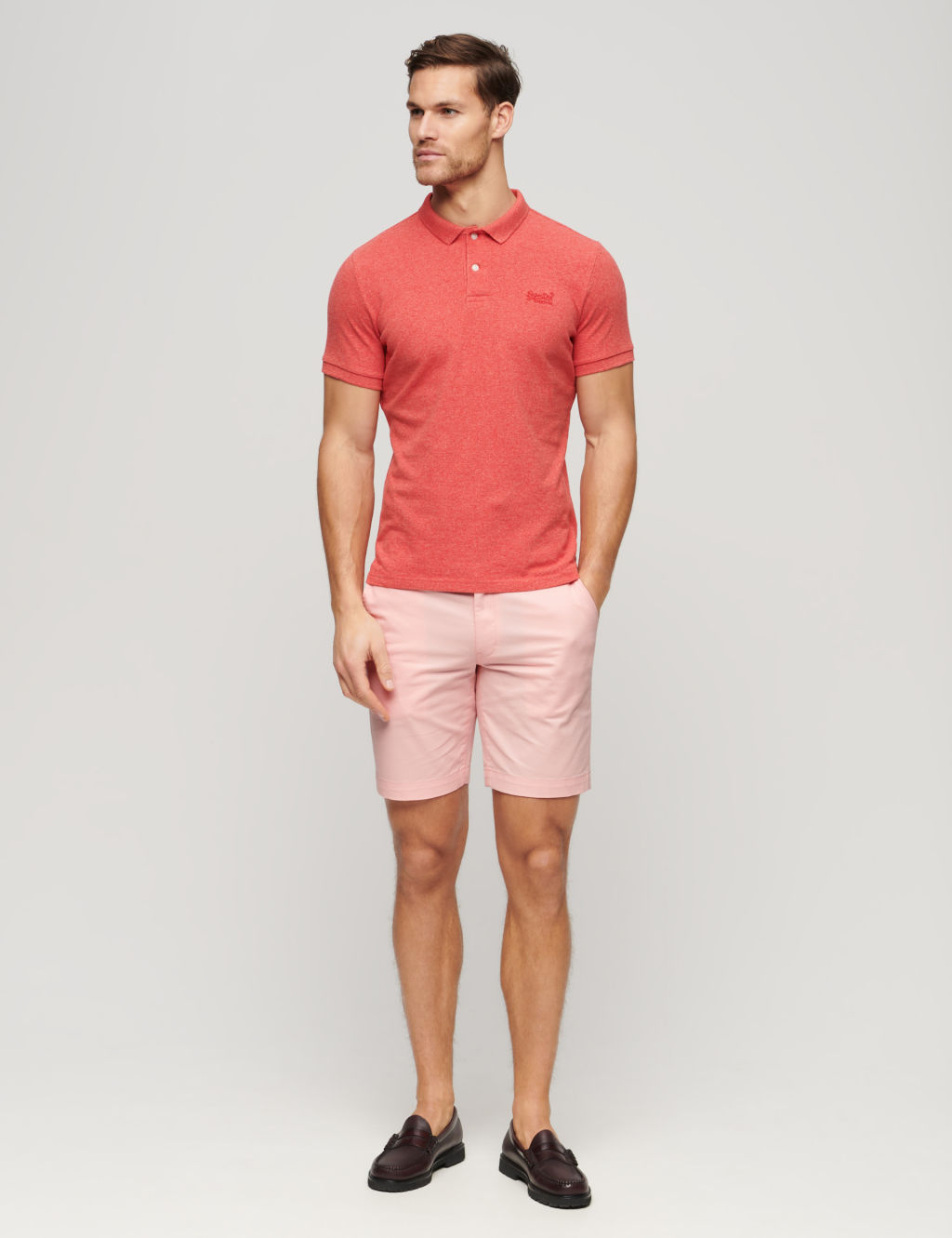 Red And Pink Mexican Baja Men's Shorts