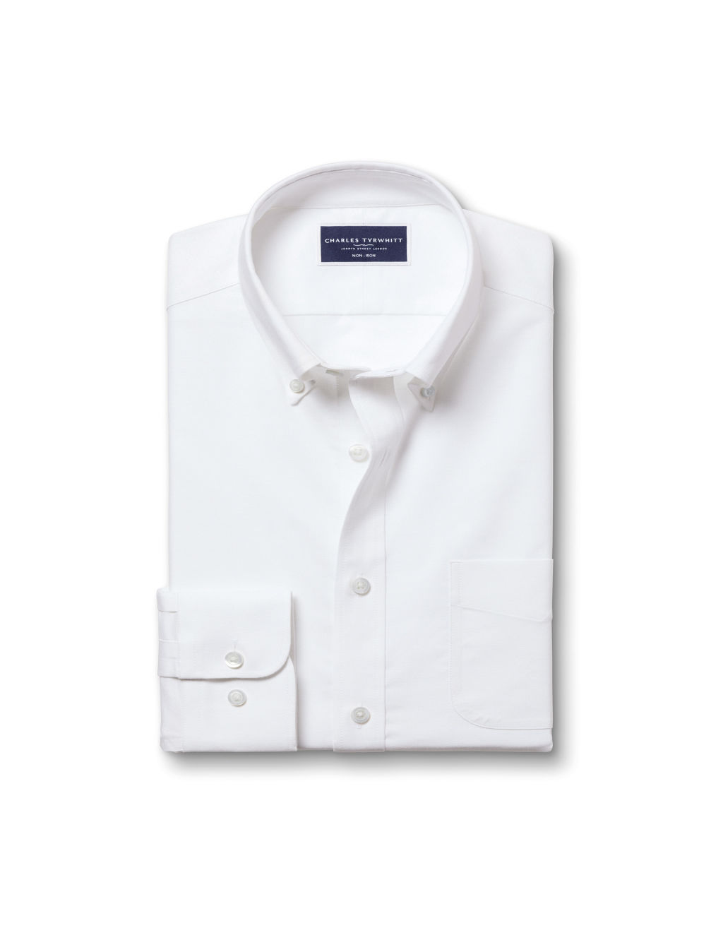 Non Iron Cotton Rich Oxford Shirt 1 of 7