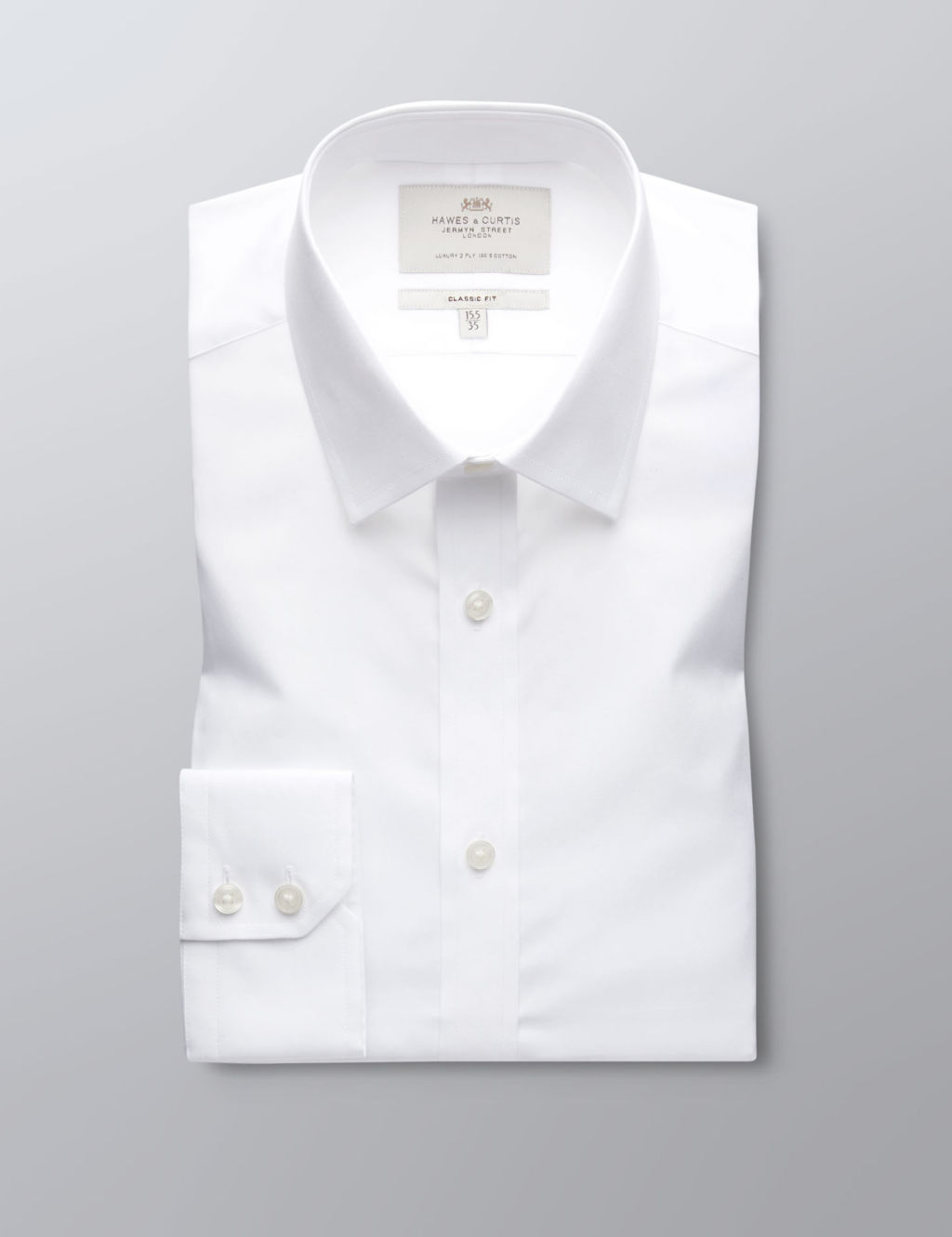 Classic Fit Easy Iron Pure Cotton Shirt