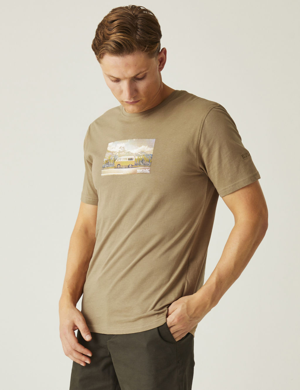 Cline VIII Pure Cotton Sail Graphic T-Shirt