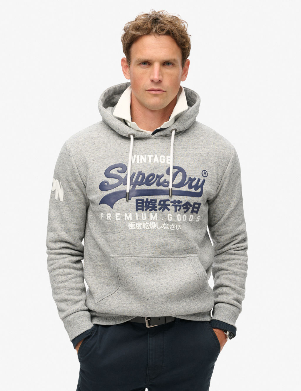 Cotton Rich Logo Hoodie