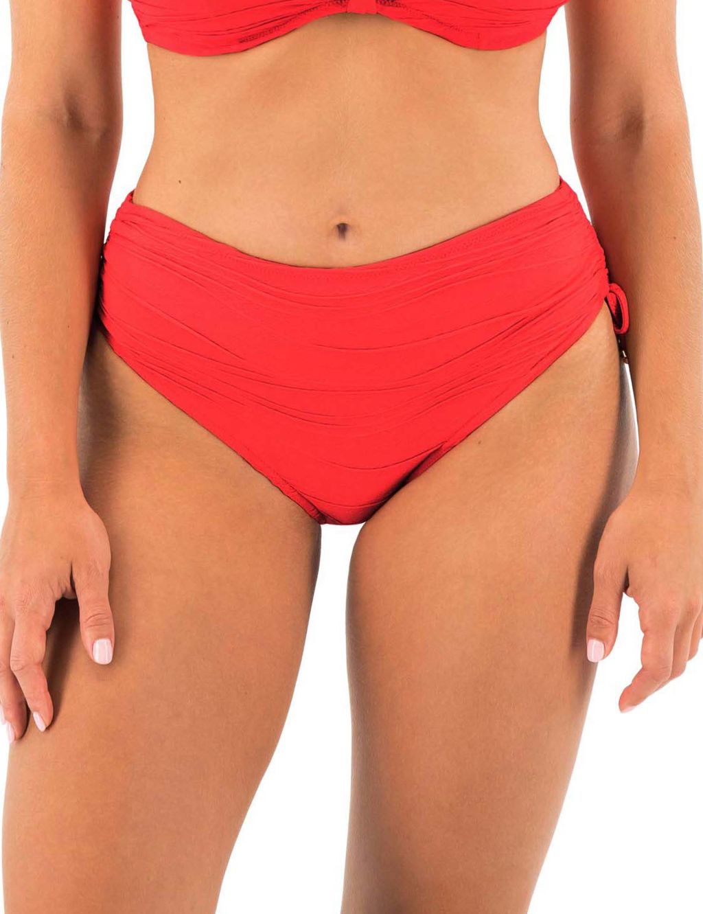 Beach Waves Textured Ruched Bikini Bottoms 3 of 4