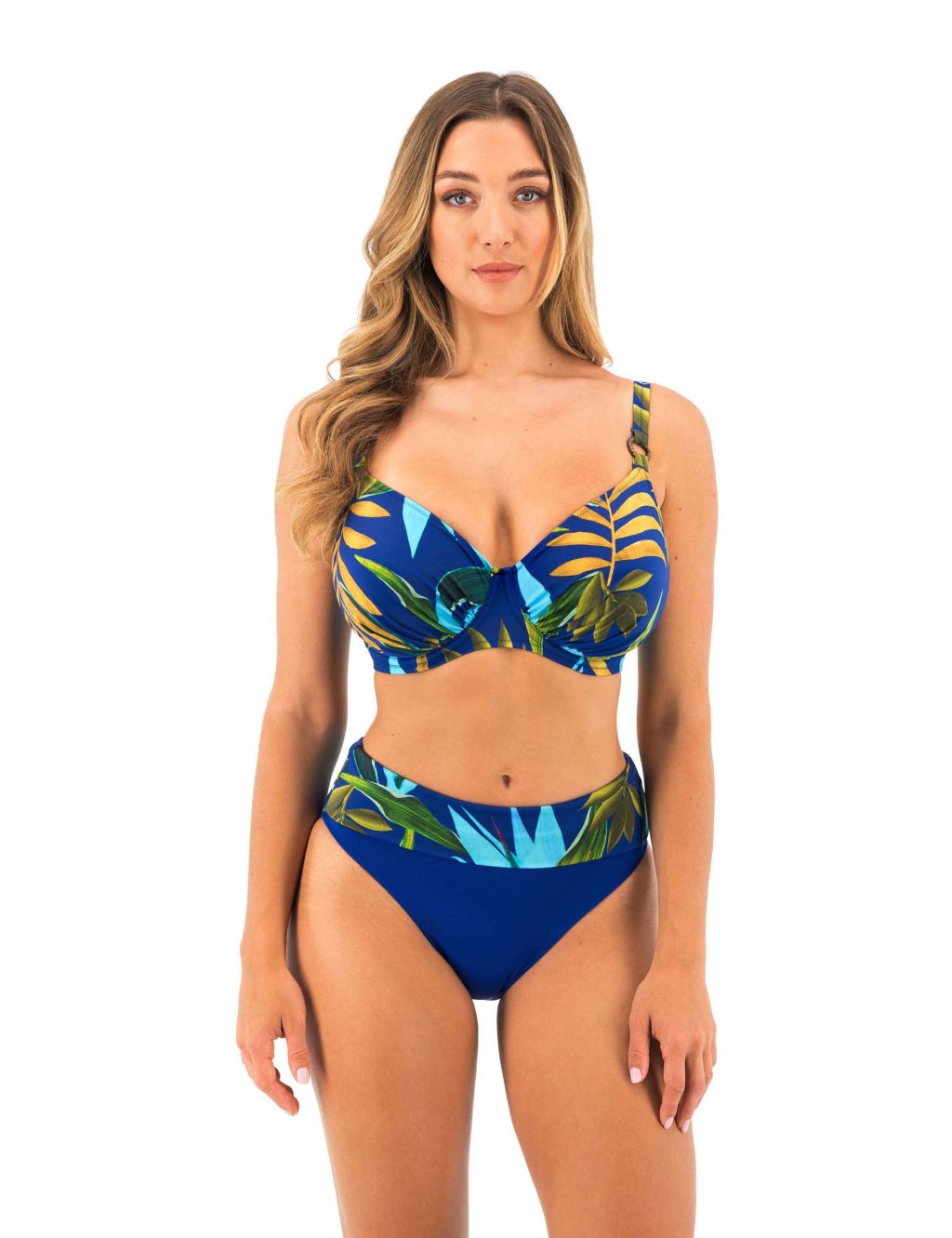 Pichola Printed High Waisted Bikini Bottoms
