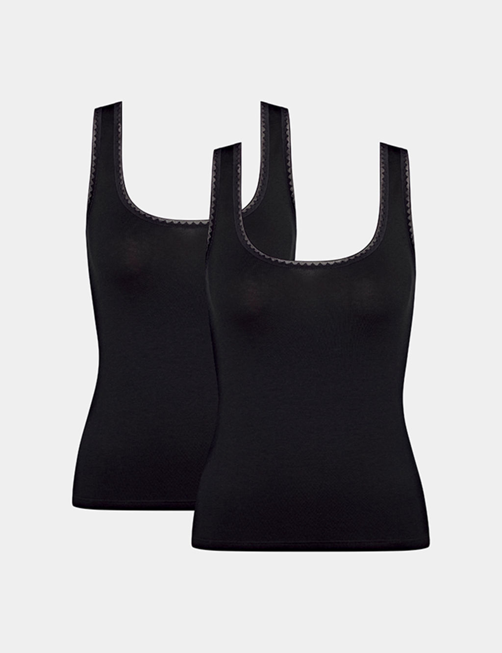 2pk Go Cotton Rich Vests