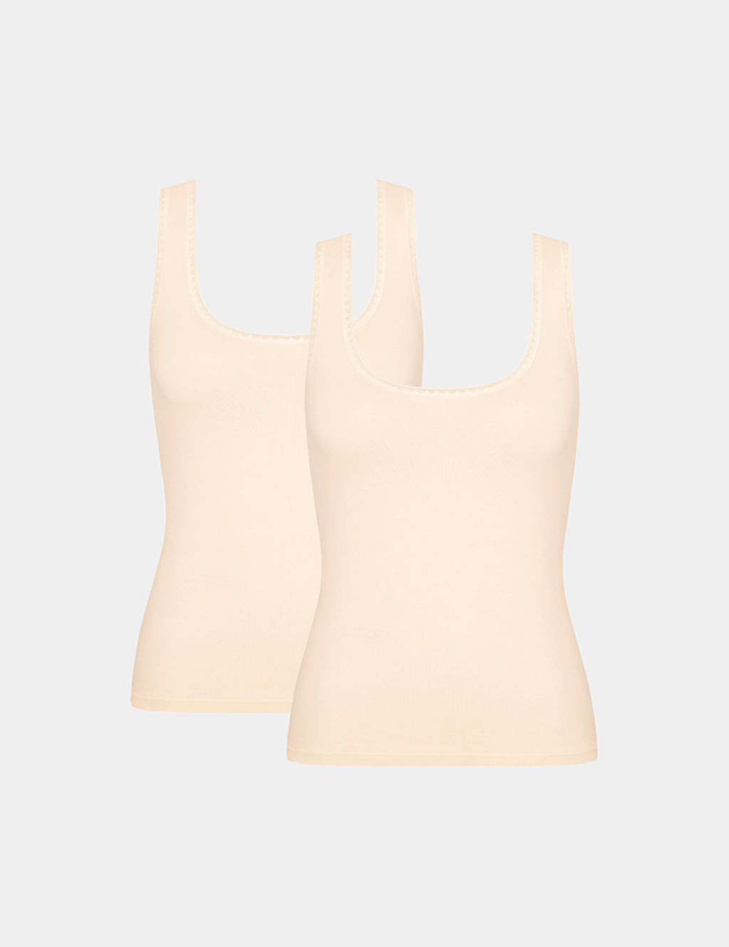 2pk Go Cotton Rich Vests