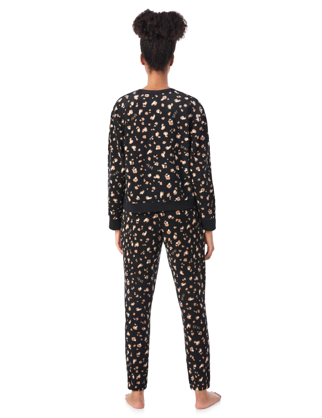 Fleece Animal Print Pyjama Set 2 of 4