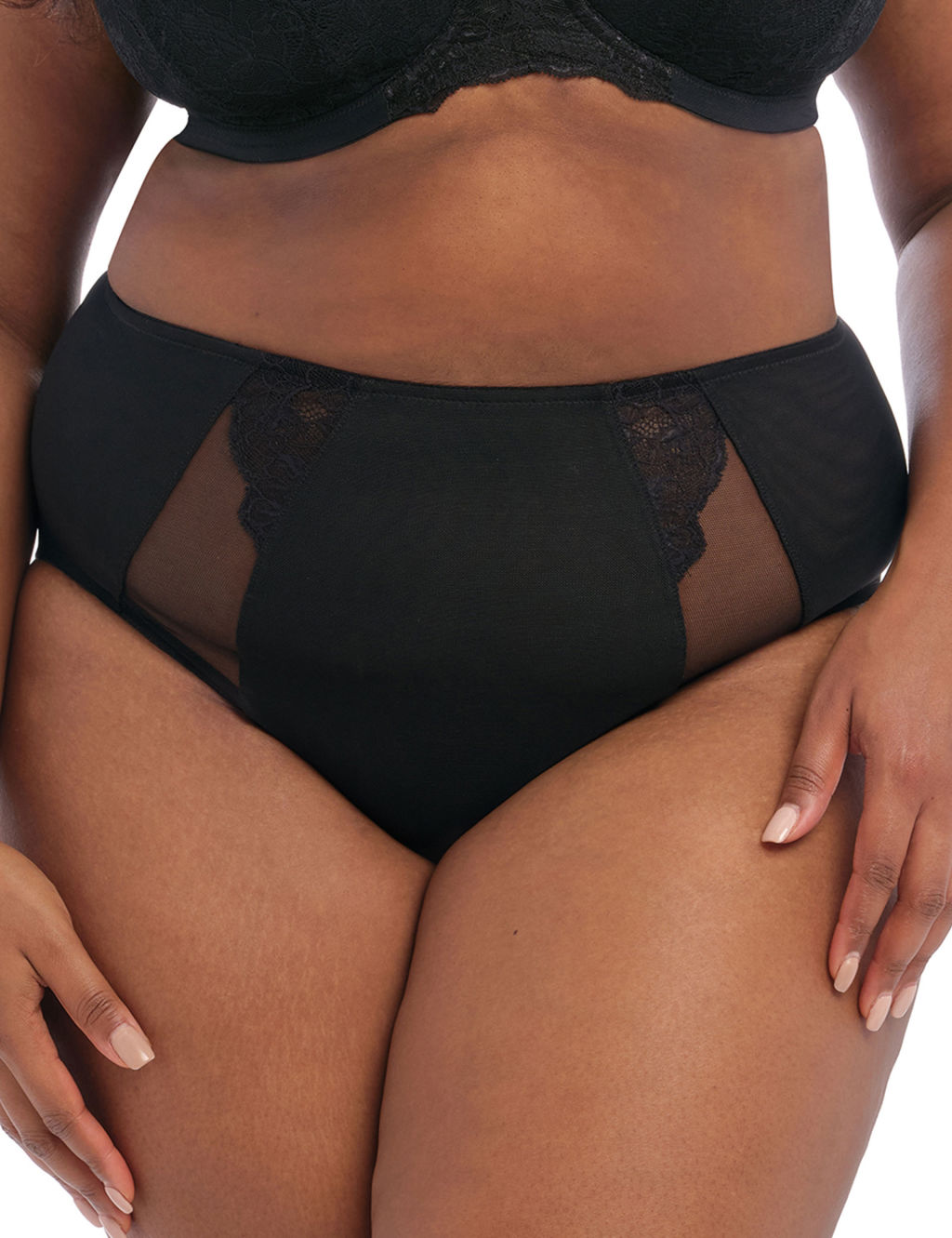 Brianna Lace High Waisted Full Briefs