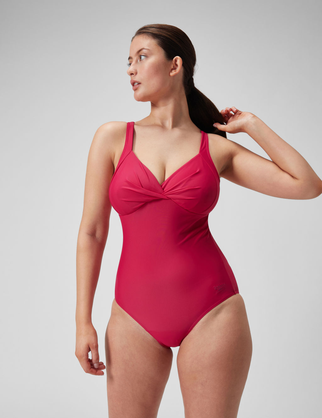 Tummy Control Padded V-Neck Swimsuit