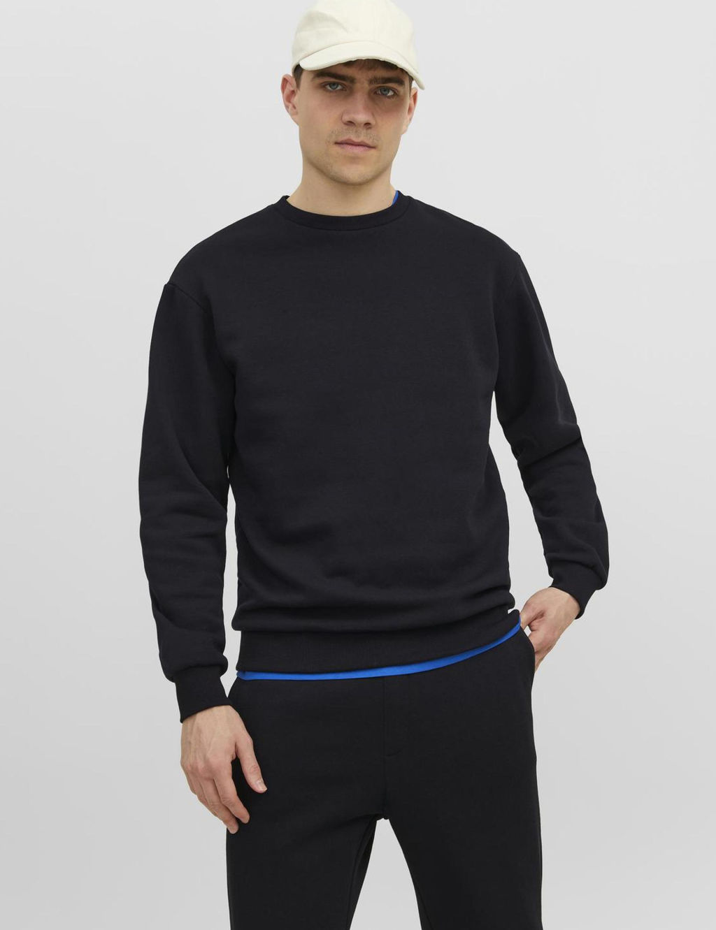 2pc Cotton Blend Sweatshirt & Joggers Set