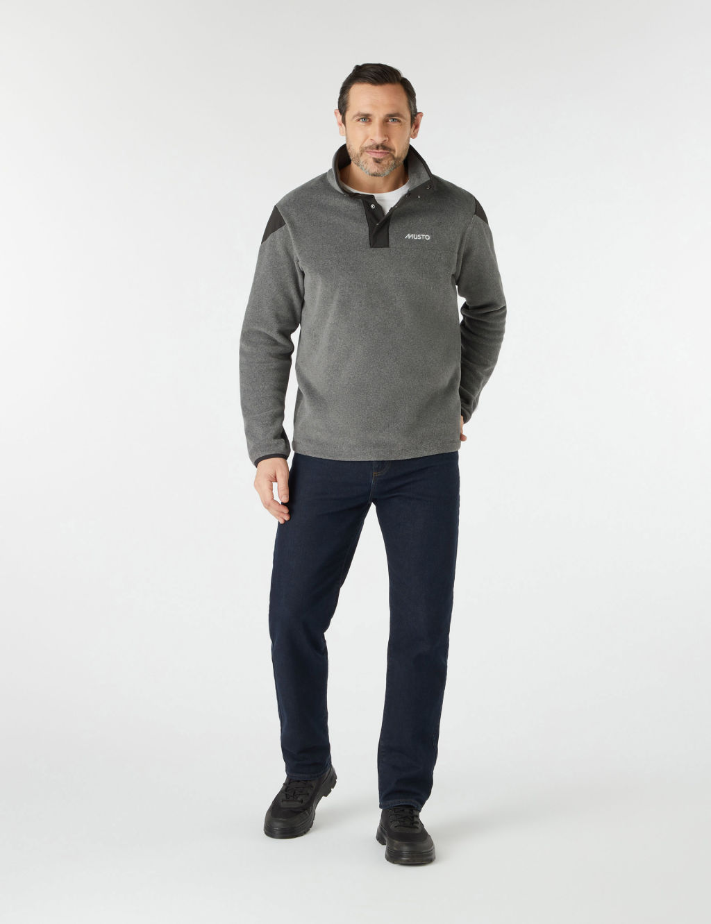 Fleece Funnel Neck Jumper