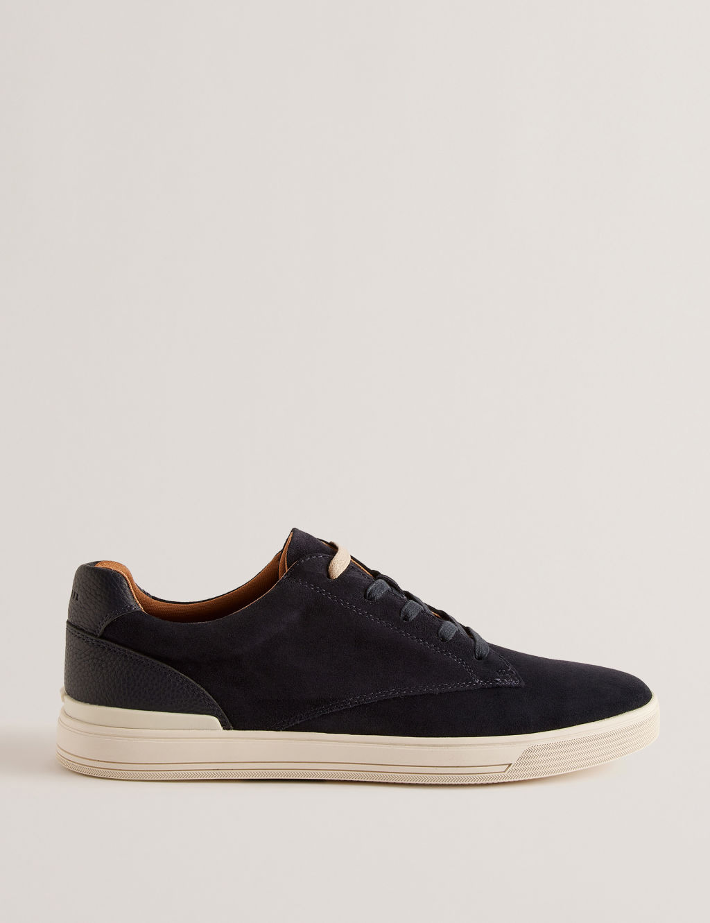 Leather Lace Up Trainers