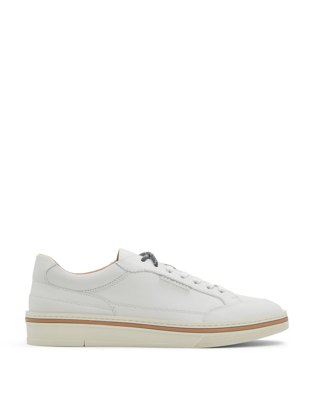 Leather Lace Up Trainers