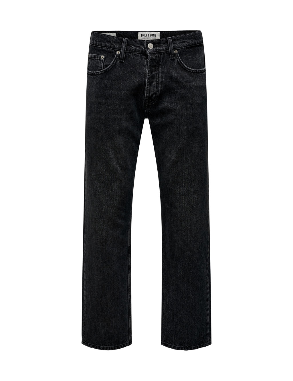 Straight Fit Pure Cotton 5 Pocket Jeans 1 of 7