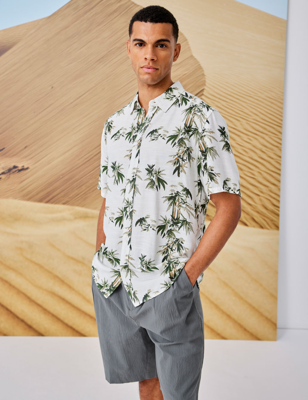 Palm Print Shirt