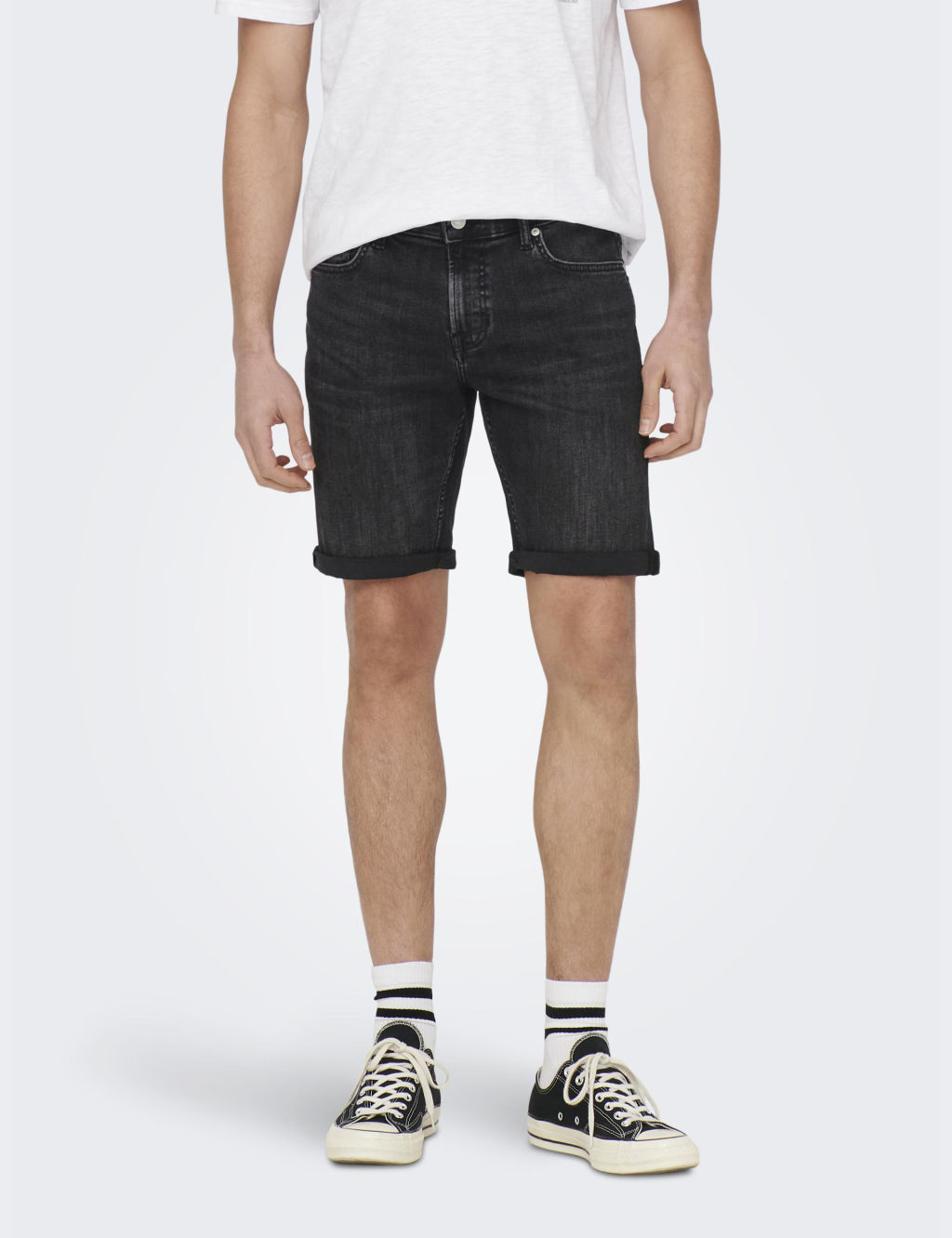 Slim Fit Denim Shorts 2 of 6