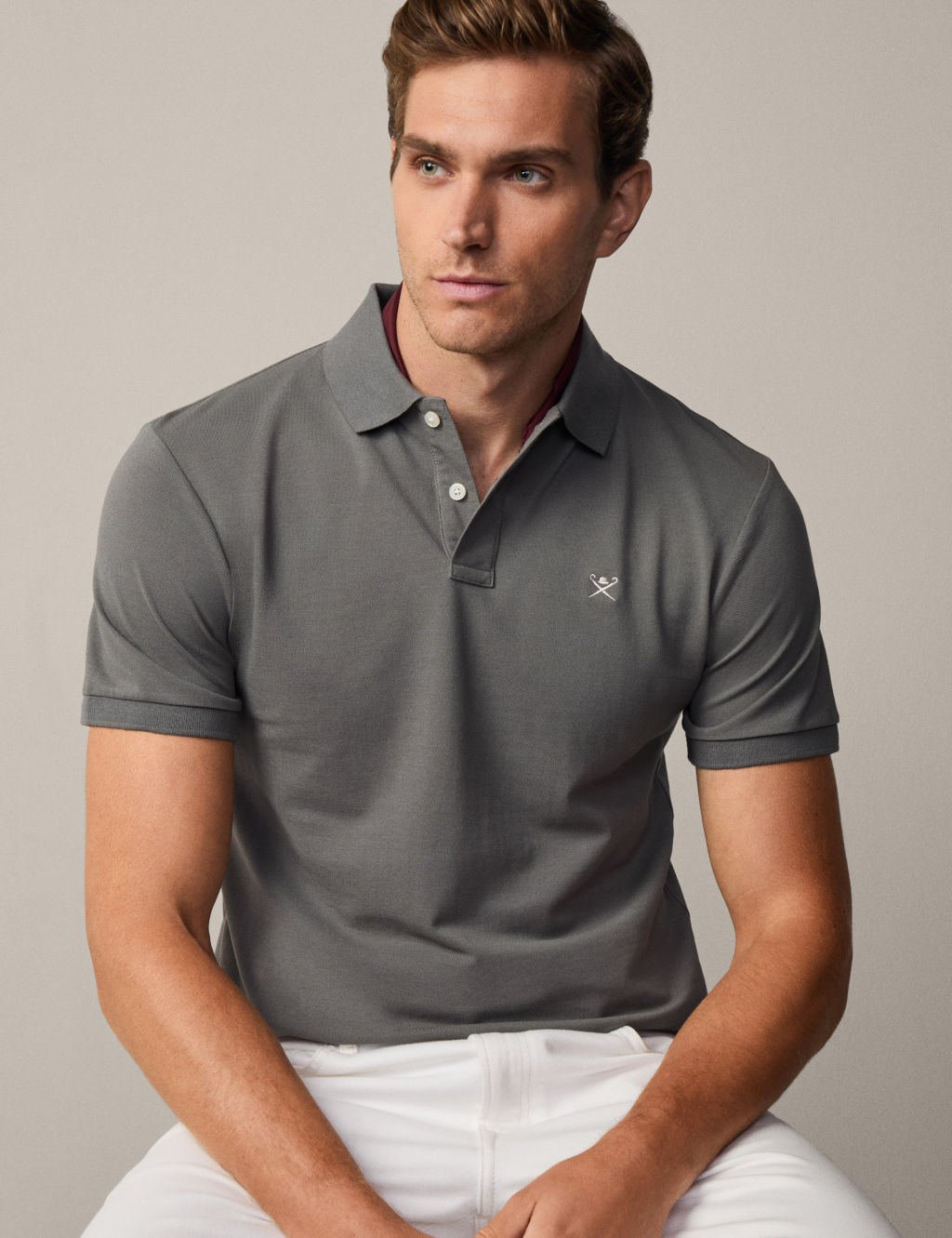 Slim Fit Pure Cotton Polo Shirt