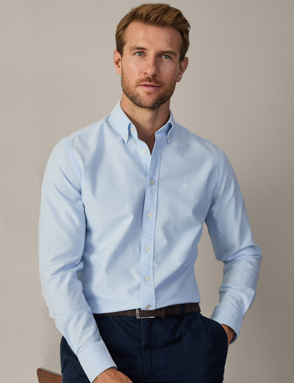 Slim Fit Pure Cotton Oxford Shirt